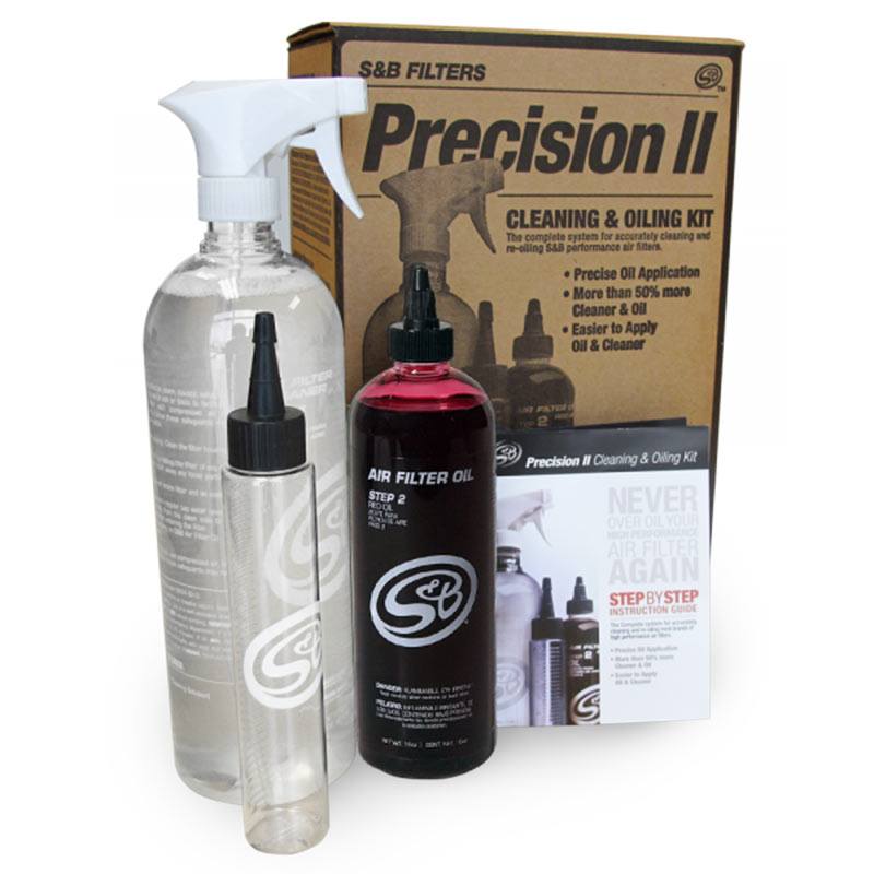 S&B 88-0008 Cleaning Kit For Precision II Cleaning and Oil Kit Red Oil Oiled