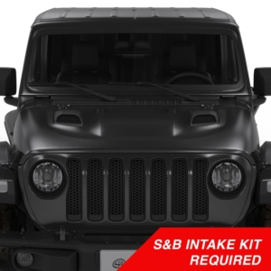 S&B AS-1014 Air Hood Scoop System for 18-22 Wrangler JL Rubicon 2.0L