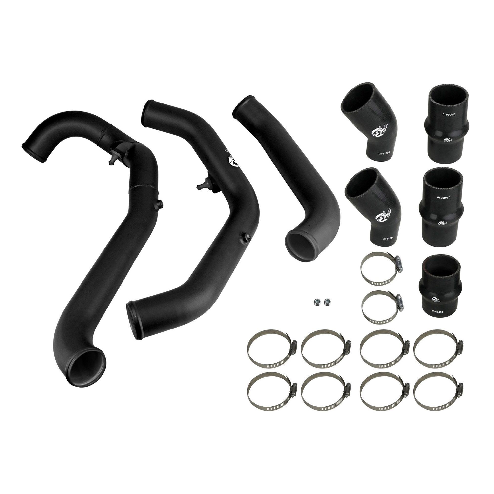BladeRunner 2-1/2 IN Aluminum Hot Charge Pipe Black Ford F-150 Raptor 17-20 V6-3.5L (tt)
