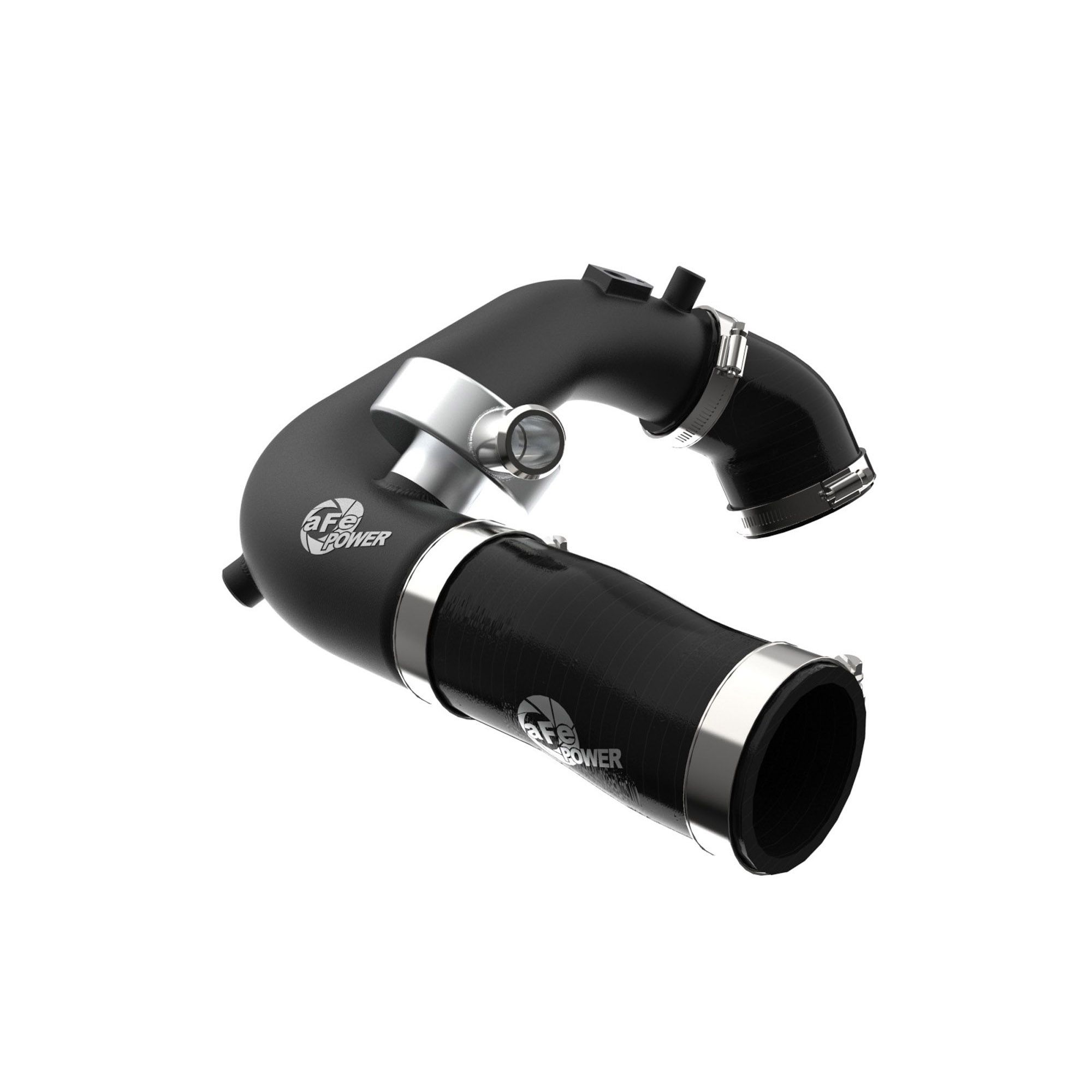 BladeRunner 2-1/2 IN Aluminum Hot Charge Pipe Black Jeep Wrangler (JL) 18-23 L4-2.0L (t)