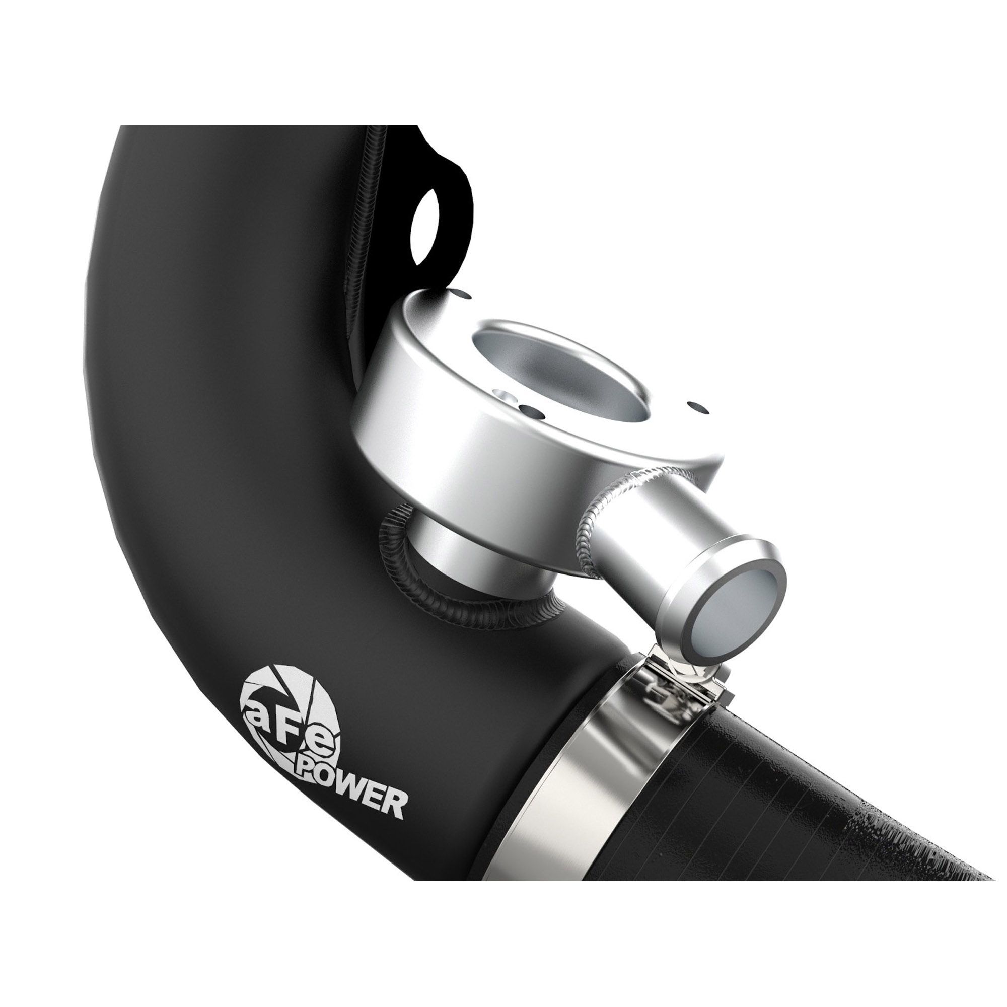 BladeRunner 2-1/2 IN Aluminum Hot Charge Pipe Black Jeep Wrangler (JL) 18-23 L4-2.0L (t)