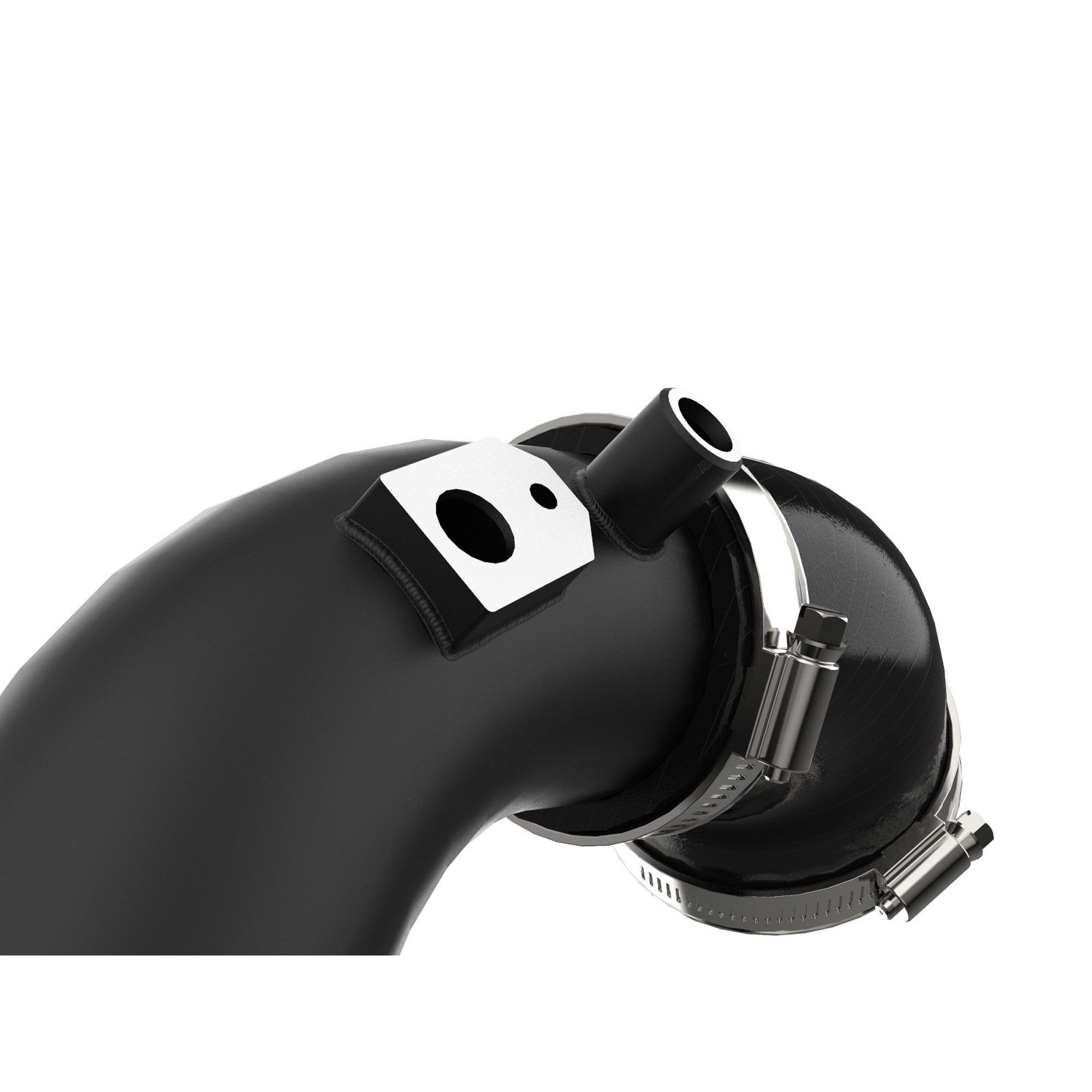 BladeRunner 2-1/2 IN Aluminum Hot Charge Pipe Black Jeep Wrangler (JL) 18-23 L4-2.0L (t)