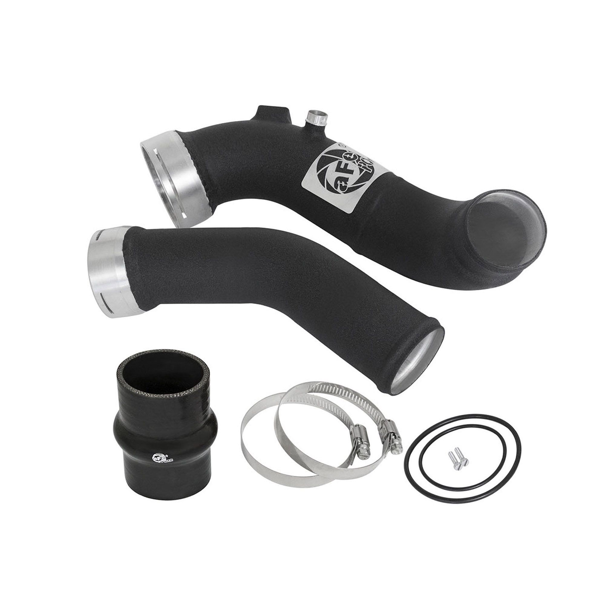 BladeRunner 2-1/2 to 3 IN Aluminum Cold Charge Pipe Black BMW 335i (F30) 12-15 / M235i (F22/23) 14-16 L6-3.0L (t) N55