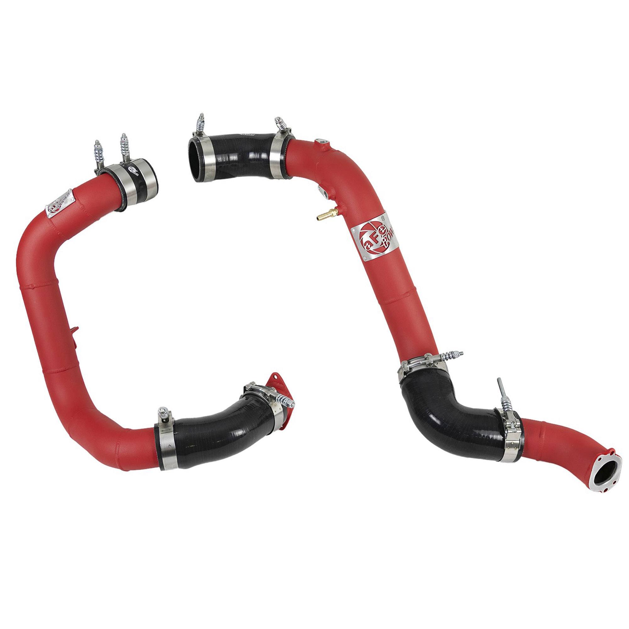 BladeRunner 2-1/4 IN & 2-1/2 IN Aluminum Hot and Cold Charge Pipe Kit Red Honda Civic Si 16-21 L4-1.5L (t)
