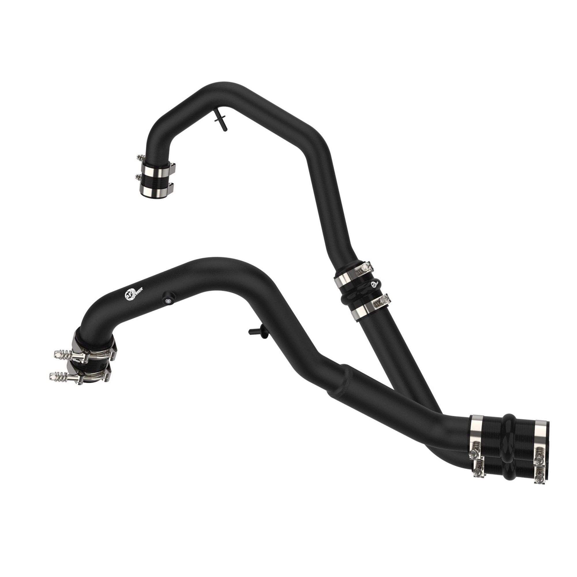 BladeRunner 2 IN to 2-1/2 IN Aluminum Hot Charge Pipe Black Ford F-150 21-23 V6-2.7L (tt)