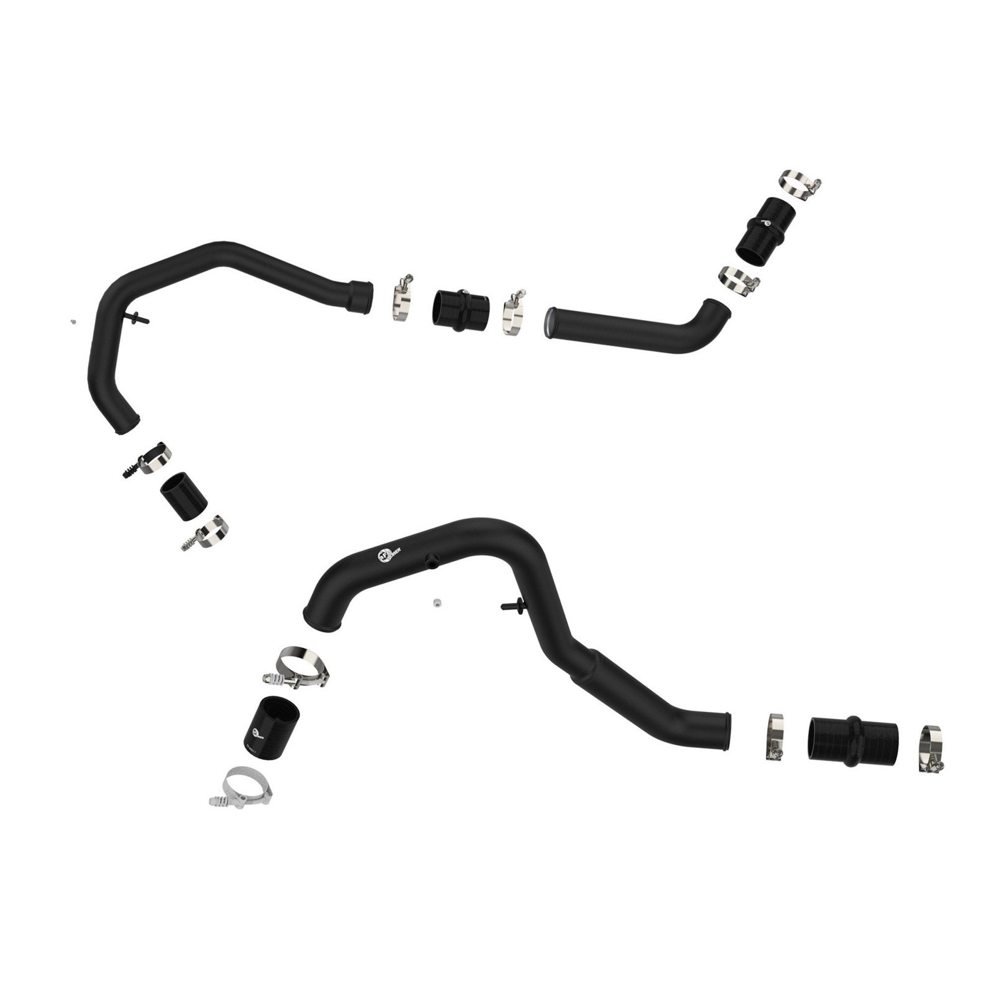 BladeRunner 2 IN to 2-1/2 IN Aluminum Hot Charge Pipe Black Ford F-150 21-23 V6-2.7L (tt)