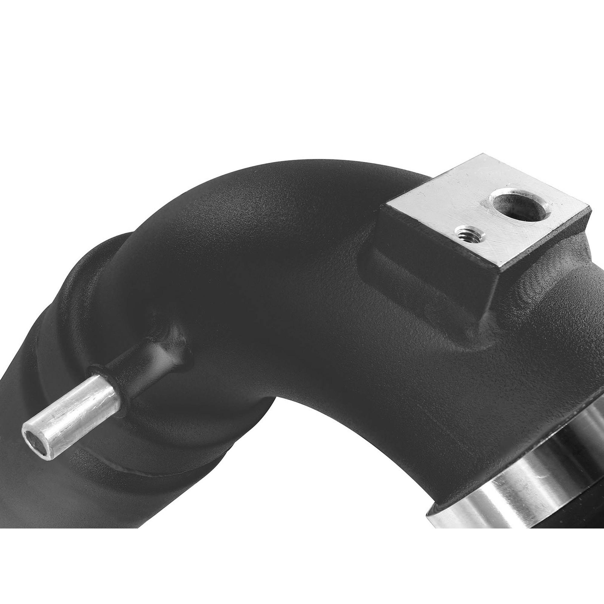 BladeRunner 3-1/2 IN to 3 IN Aluminum Cold Charge Pipe Black Ford F-150 15-19 V6-3.5L (tt)