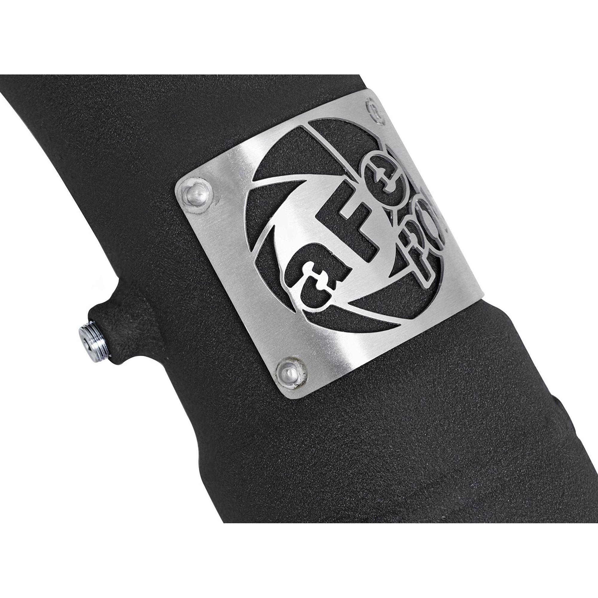 BladeRunner 3-1/2 IN to 3 IN Aluminum Cold Charge Pipe Black Ford F-150 Raptor 17-19 V6-3.5L (tt)