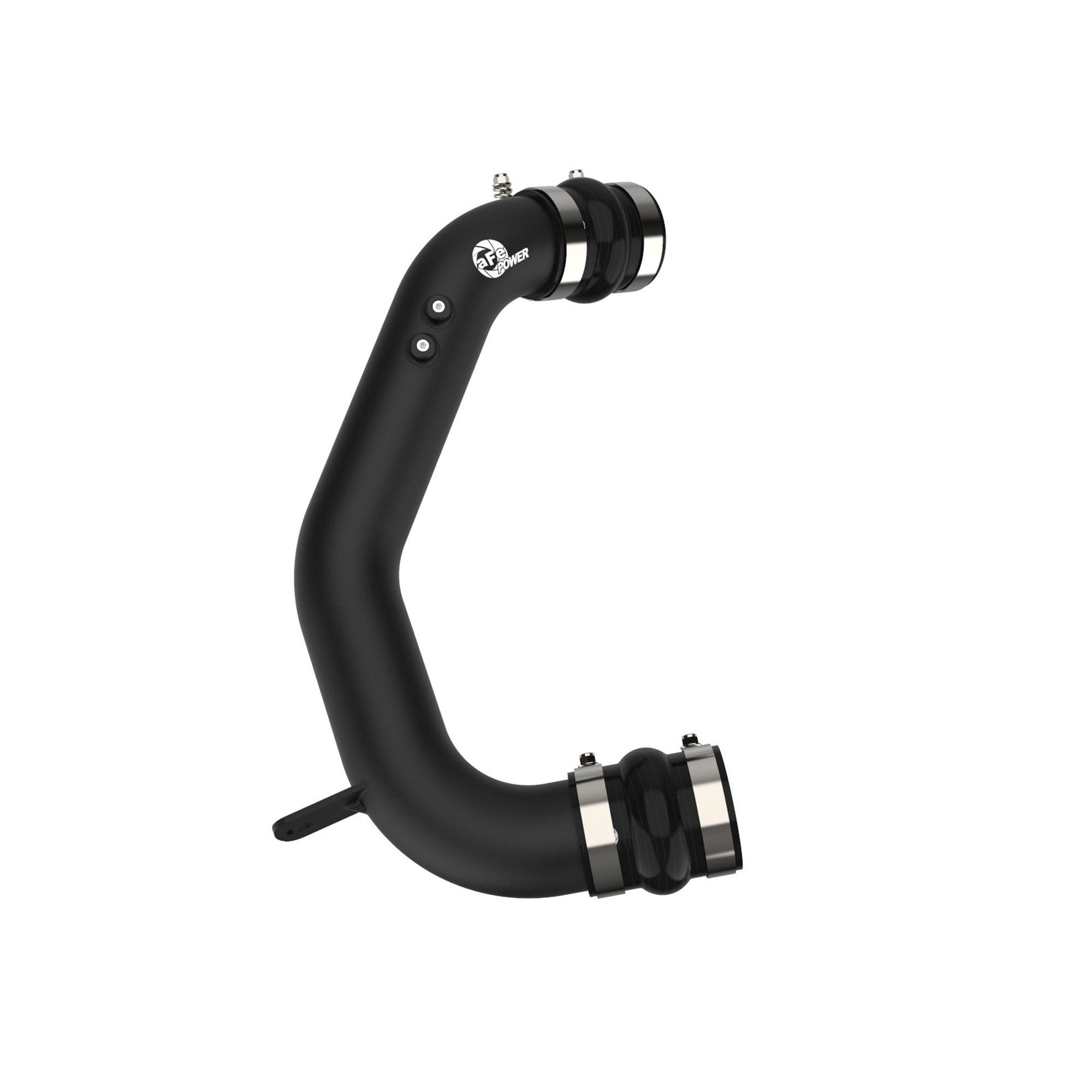 BladeRunner 3 IN Aluminum Cold Charge Pipe Black Ford Diesel Trucks 08-10 V8-6.4L (td)