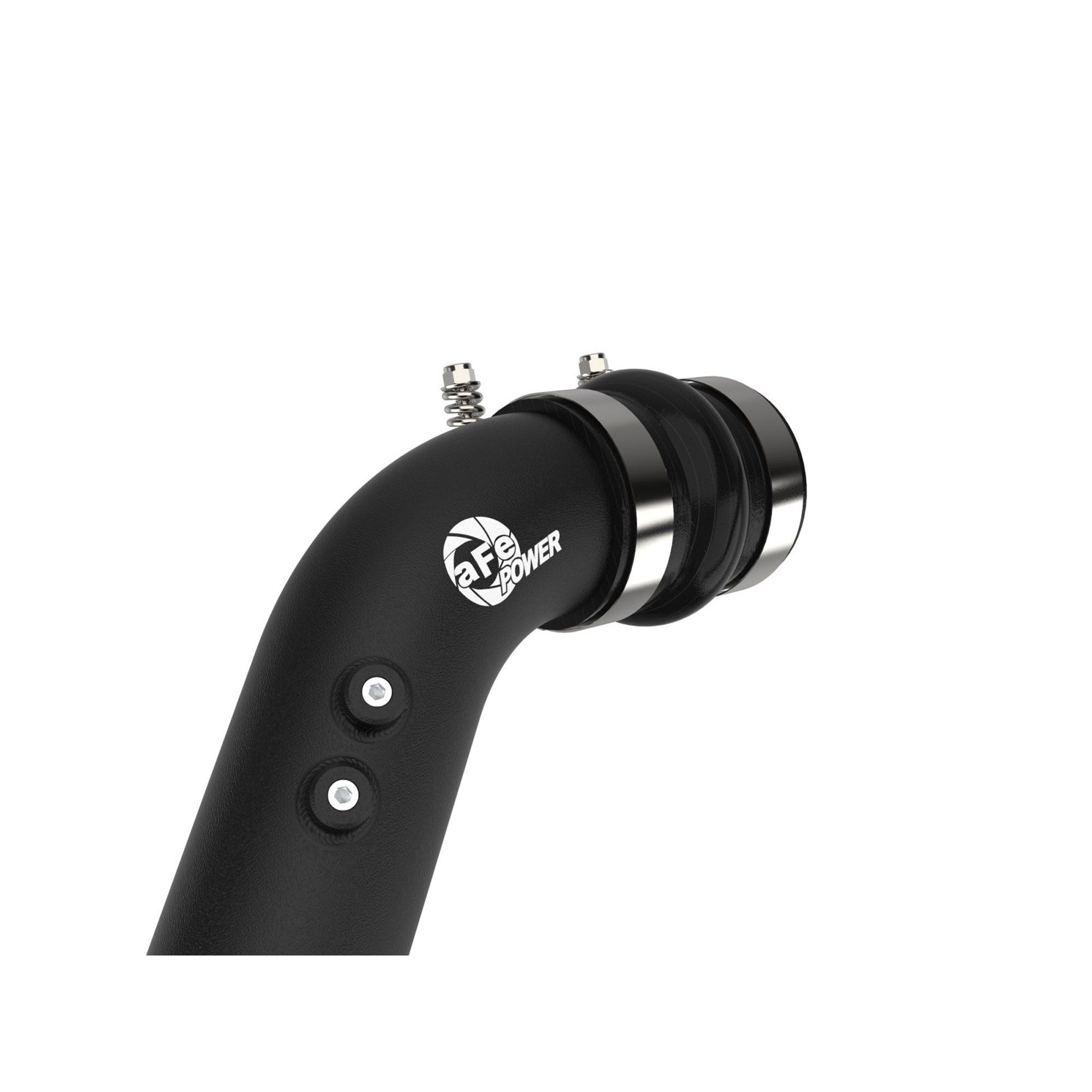 BladeRunner 3 IN Aluminum Cold Charge Pipe Black Ford Diesel Trucks 08-10 V8-6.4L (td)