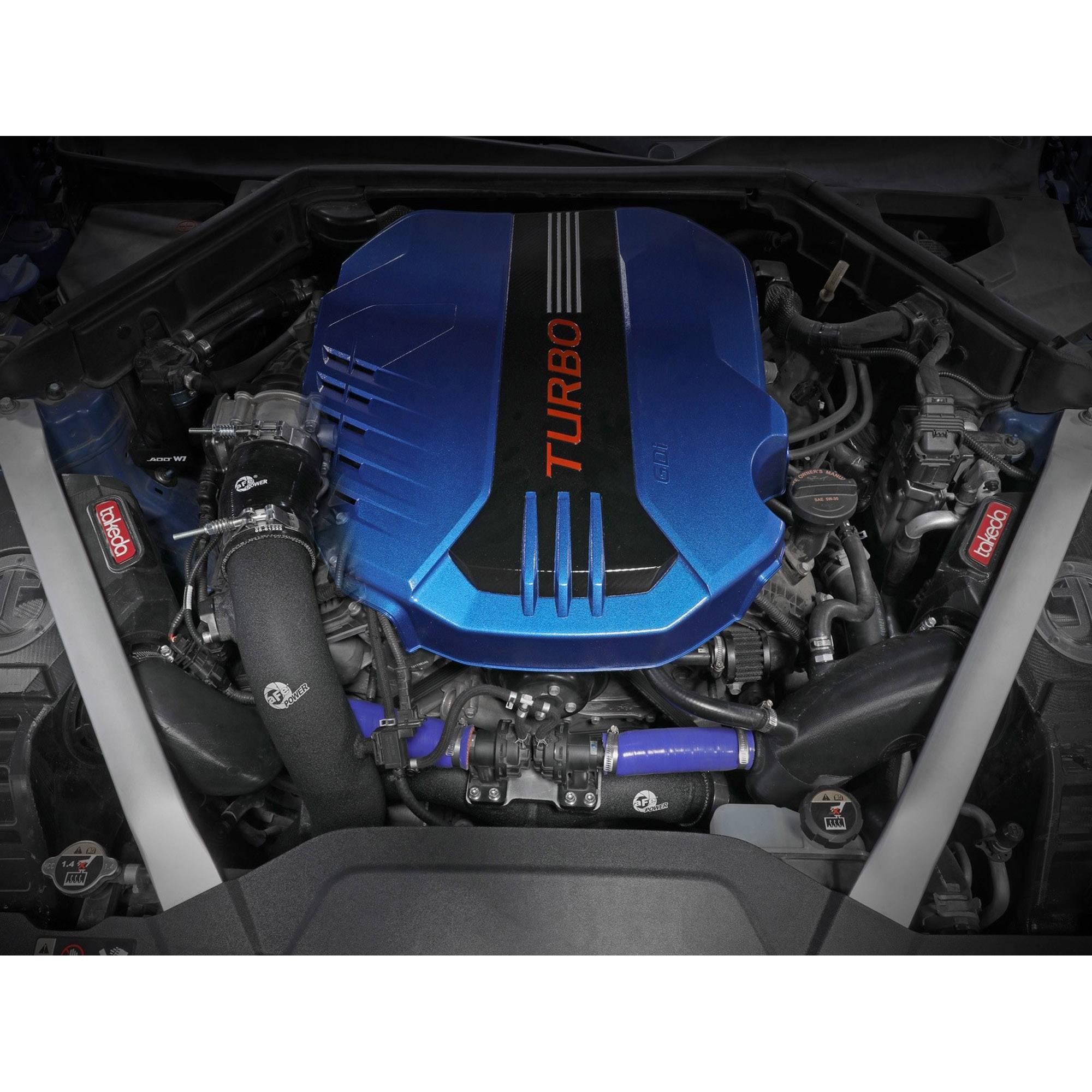 BladeRunner 3 IN Aluminum Cold Charge Pipe Black Kia Stinger 18-23 V6-3.3L (tt)