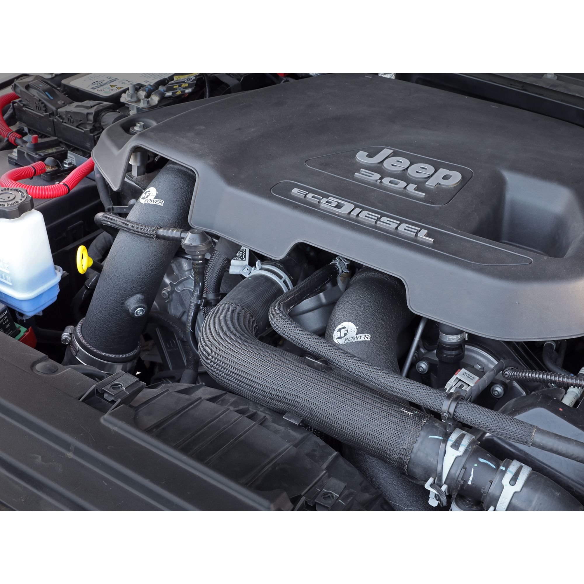 BladeRunner 3 IN Aluminum Hot and Cold Charge Pipe Kit Black Jeep Wrangler (JL) 20-23 V6-3.0L (td) EcoDiesel