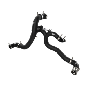 BladeRunner 3 IN Aluminum Hot and Cold Charge Pipe Kit Black Kia Stinger 18-23 V6-3.3L (tt)