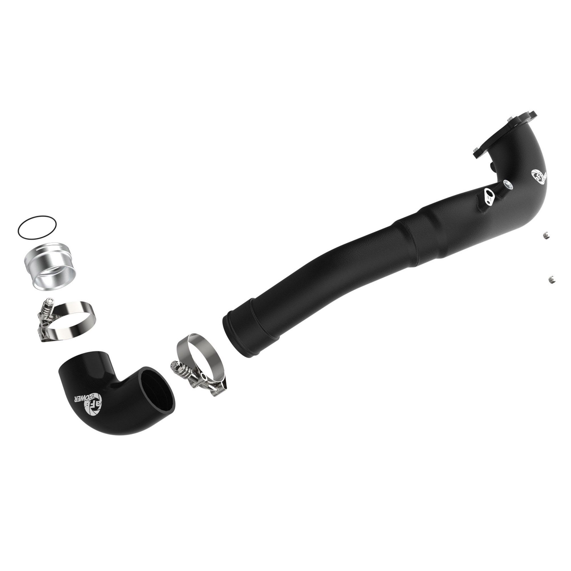 BladeRunner 3 IN Aluminum Hot Charge Pipe Black BMW 540i (G30/G31/G38) 17-23 L6-3.0L (t) B58