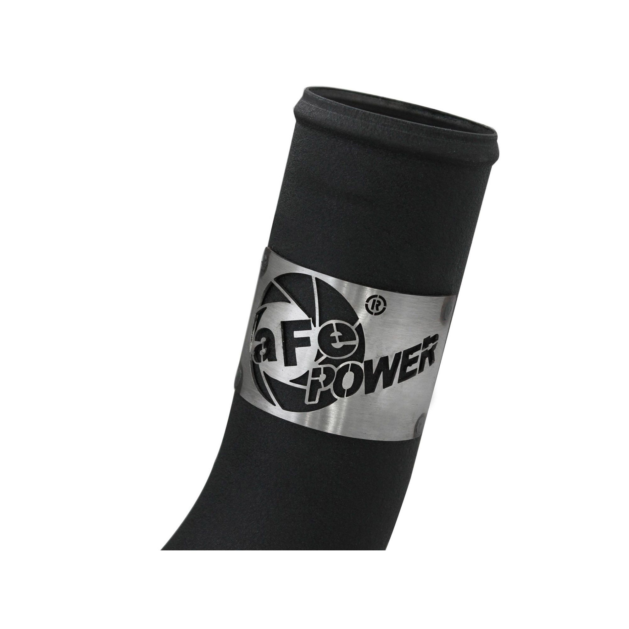 BladeRunner 3 IN Aluminum Hot Charge Pipe Black Dodge Diesel Trucks 03-07 L6-5.9L (td)