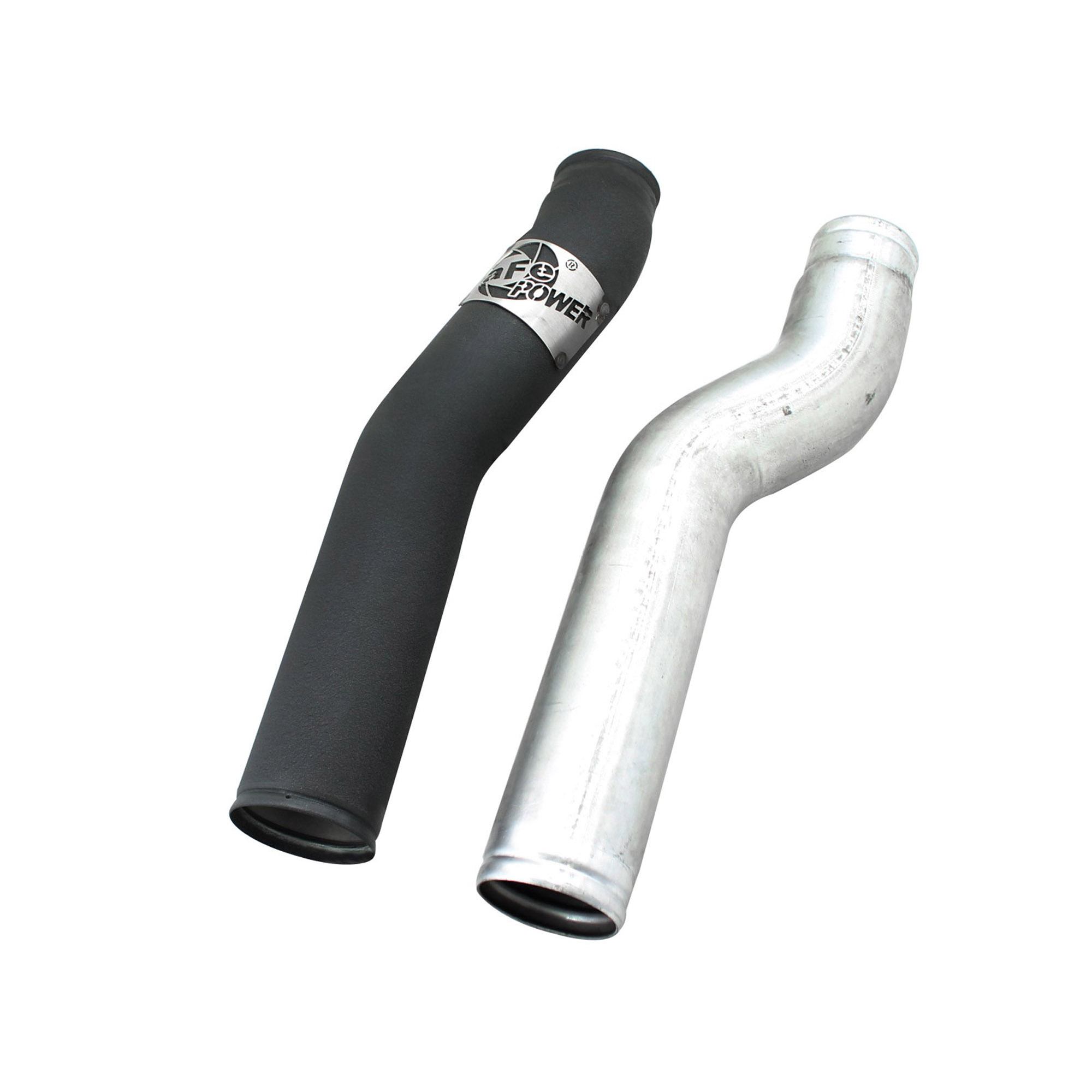 BladeRunner 3 IN Aluminum Hot Charge Pipe Black Dodge Diesel Trucks 03-07 L6-5.9L (td)