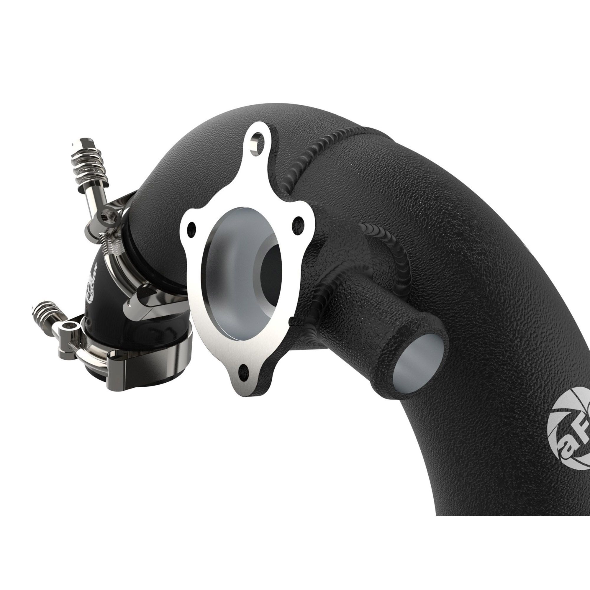 BladeRunner 3 IN Aluminum Hot Charge Pipe Black Ford Bronco 21-23 L4-2.3L (t)