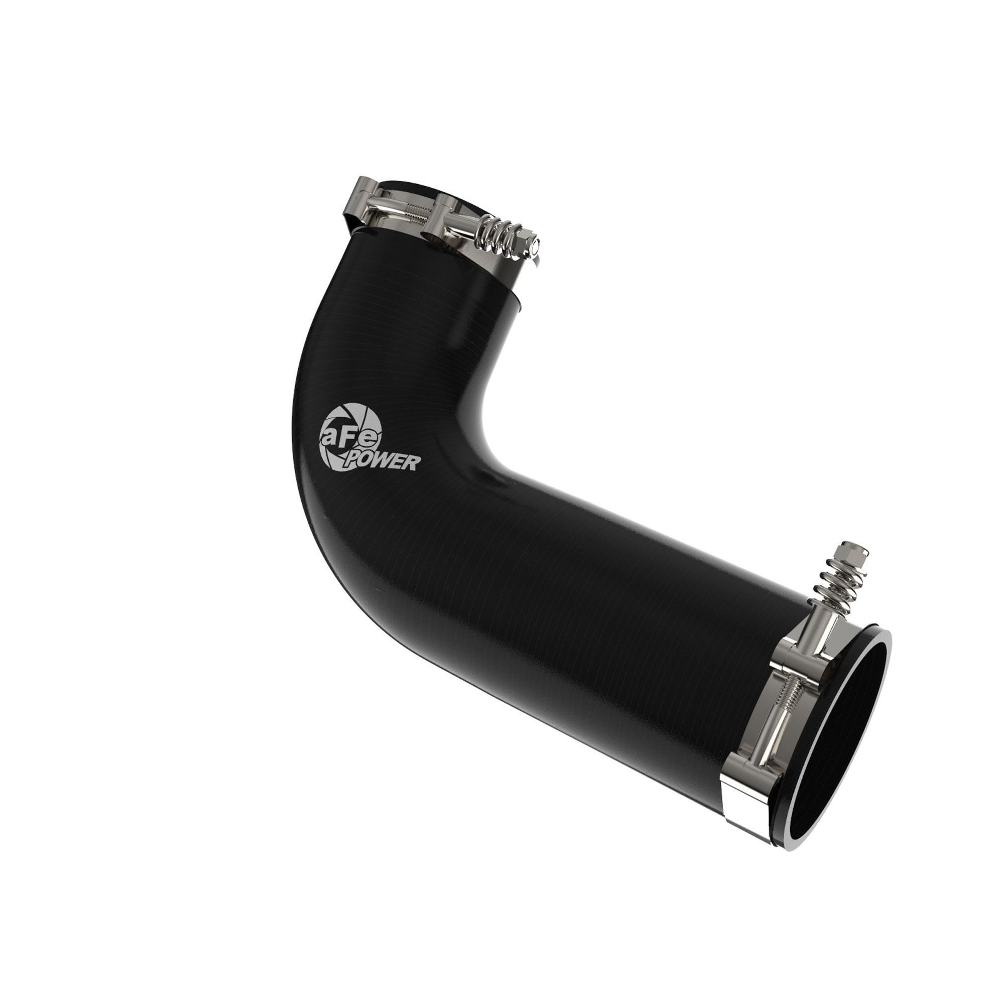 BladeRunner 3 IN Aluminum Hot Charge Pipe Black Ford Diesel Trucks 08-10 V8-6.4L (td)