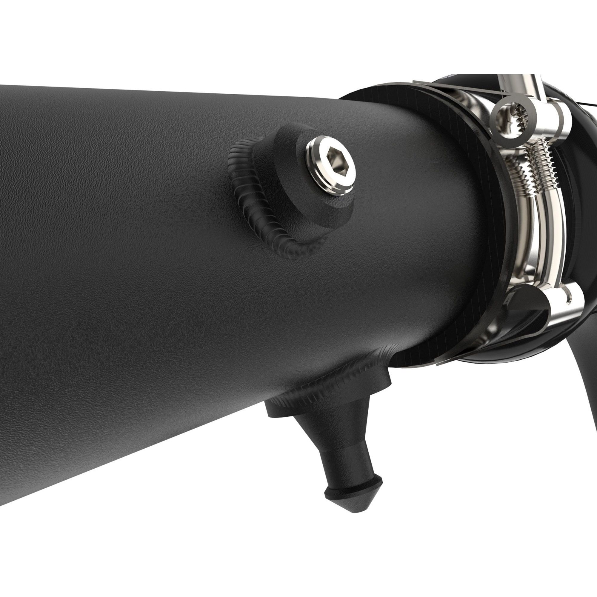 BladeRunner 3 IN Aluminum Hot Charge Pipe Black Ford F-150/Raptor 21-22 V6-3.5L (tt)