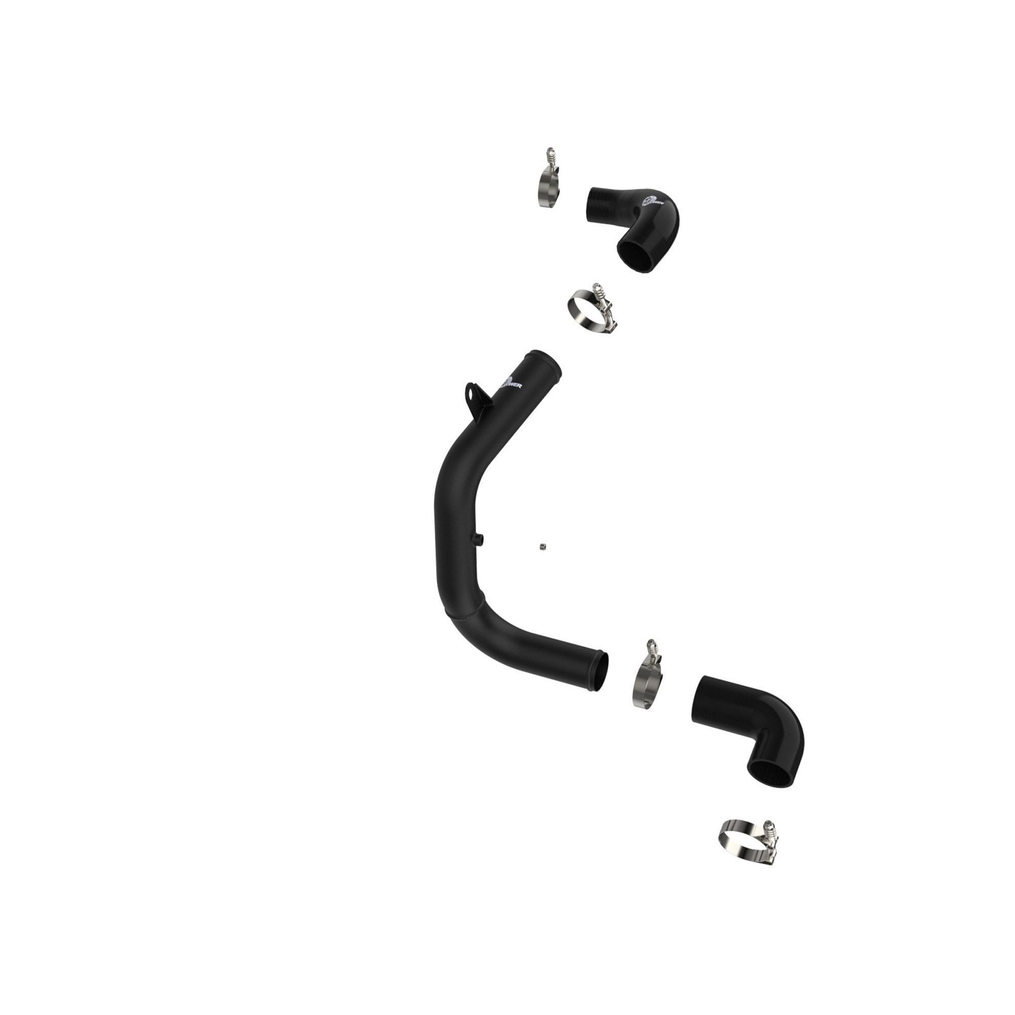 BladeRunner 3 IN Aluminum Hot Charge Pipe Black Volkswagen GTI (MKVIII) 22-23 L4-2.0L (t)