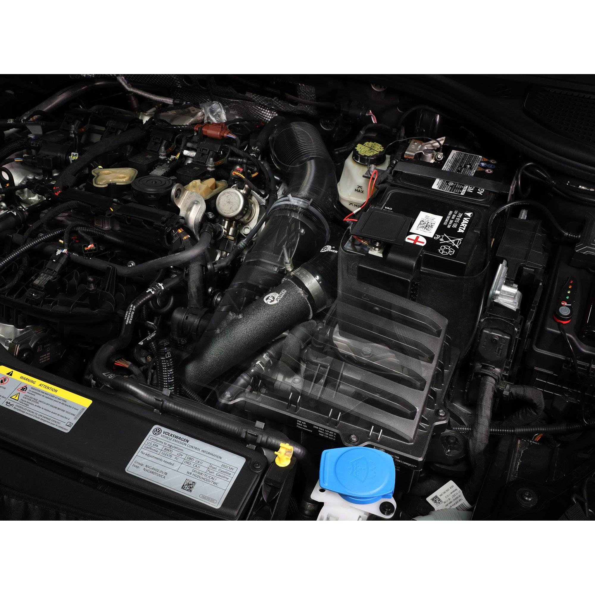 BladeRunner 3 IN Aluminum Hot Charge Pipe Black Volkswagen GTI (MKVIII) 22-23 L4-2.0L (t)