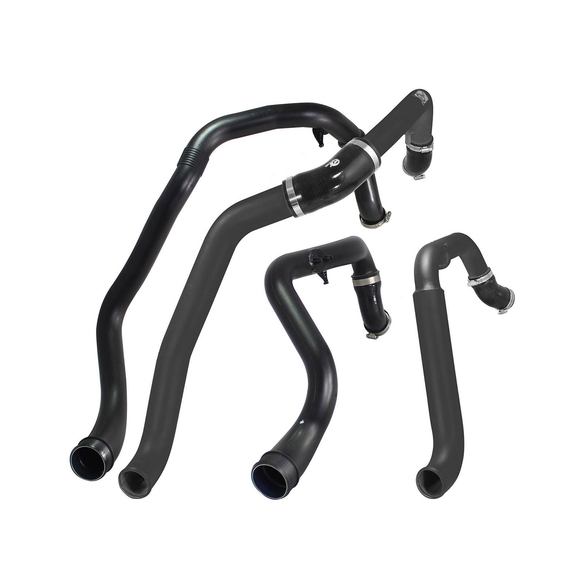 BladeRunner Aluminum Hot and Cold Charge Pipe Kit Black Ford F-150 15-19 V6-3.5L (tt)