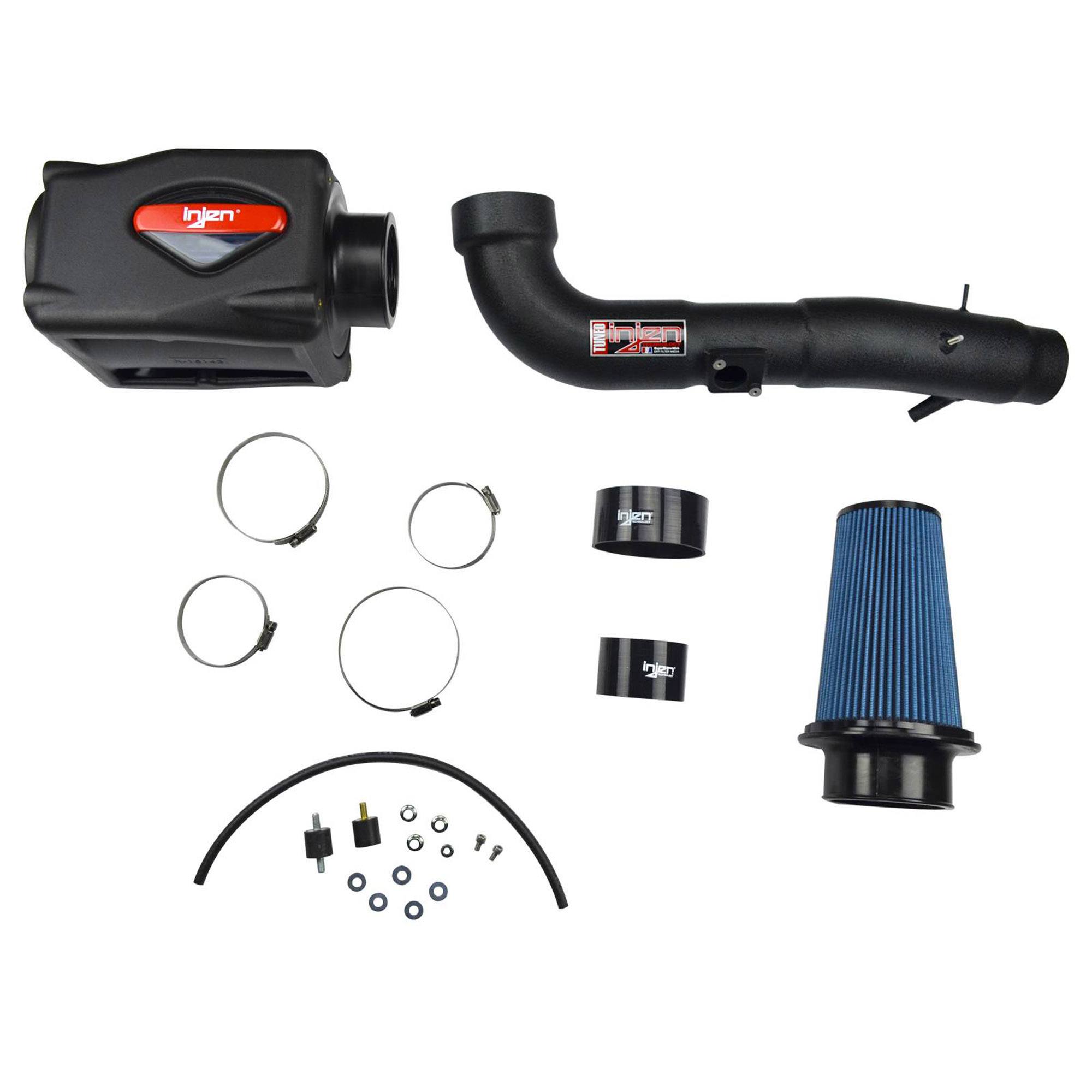 Injen PF Cold Air Intake System w/ Rotomolded Air Filter Housing - PF2057 Wrinkle Black INJ-PF2057WB