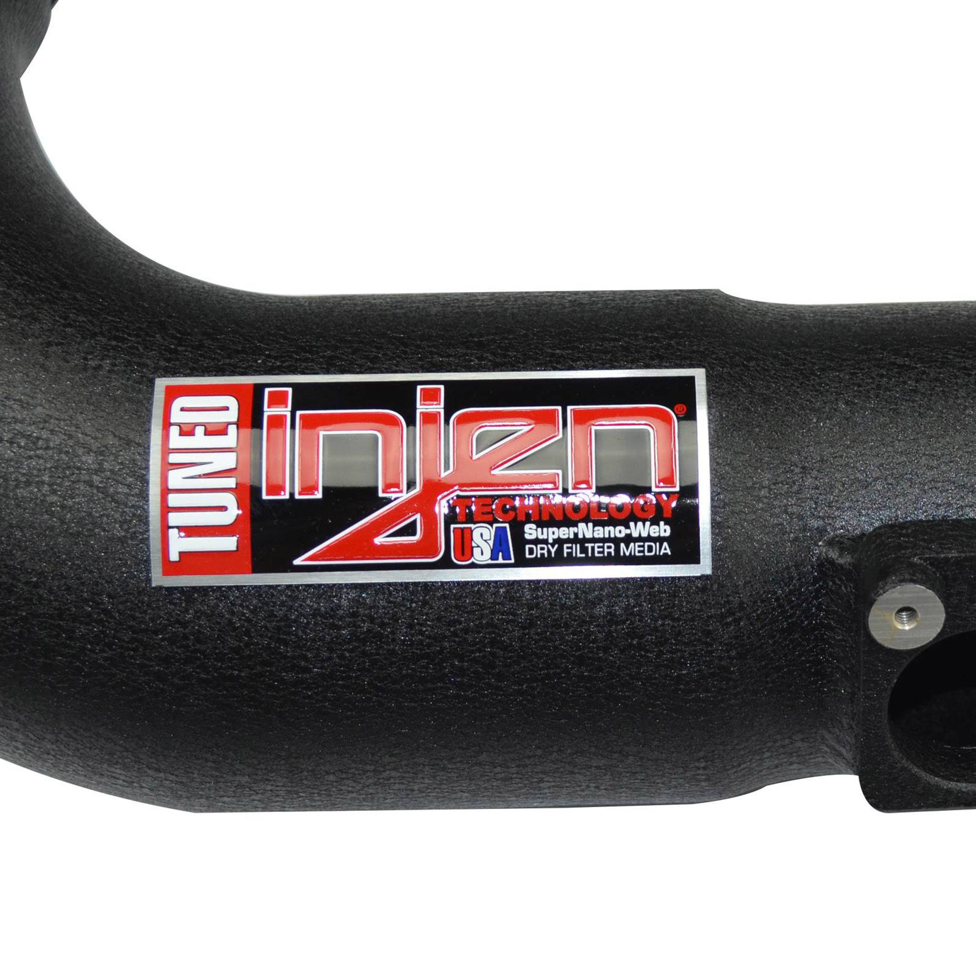 Injen PF Cold Air Intake System w/ Rotomolded Air Filter Housing - PF2057 Wrinkle Black INJ-PF2057WB