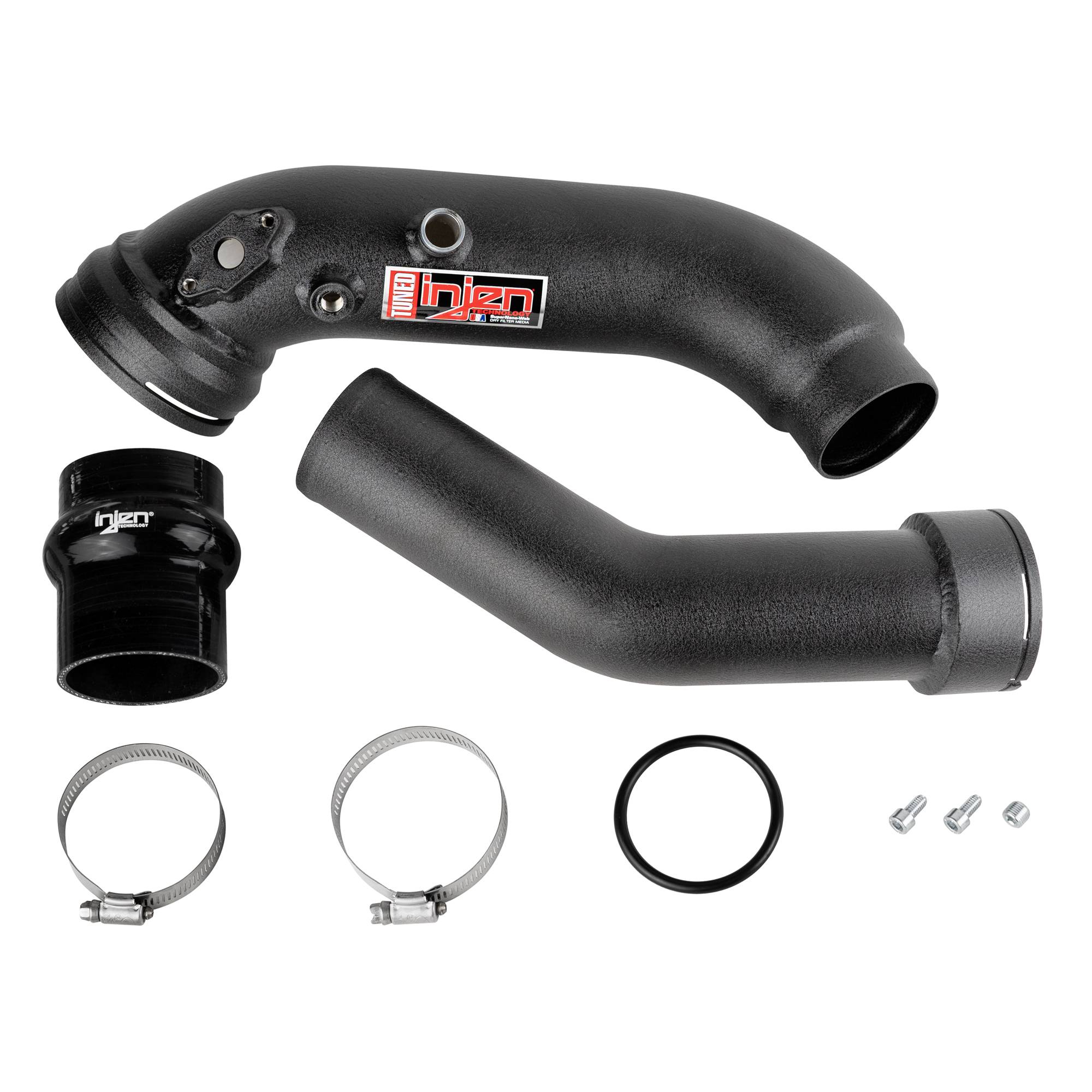 Injen SES Intercooler Pipes - SES1128ICP-P Wrinkle Black INJ-SES1128ICPWB