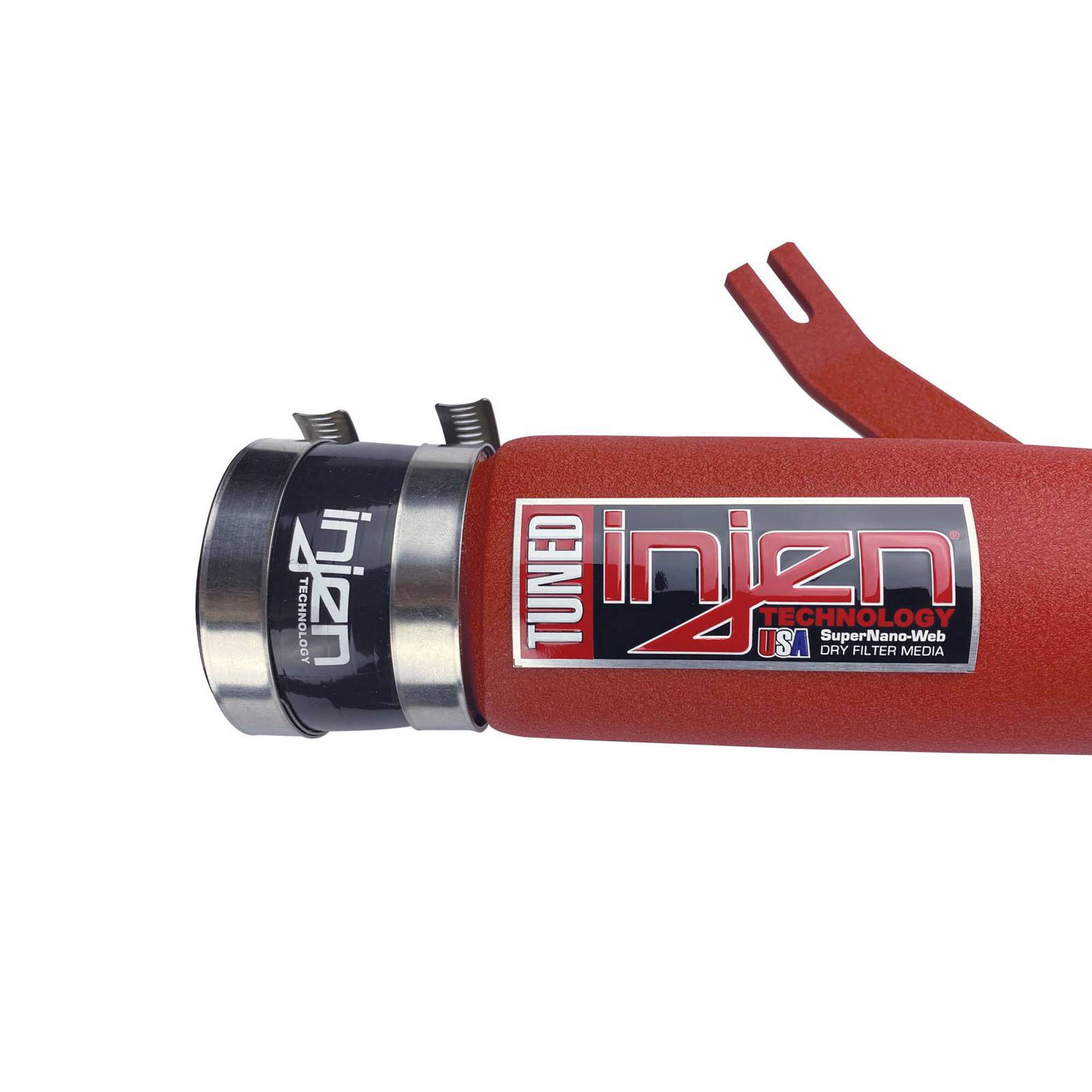 Injen SP Short Ram Cold Air Intake System - SP1584 Wrinkle Red INJ-SP1584WR