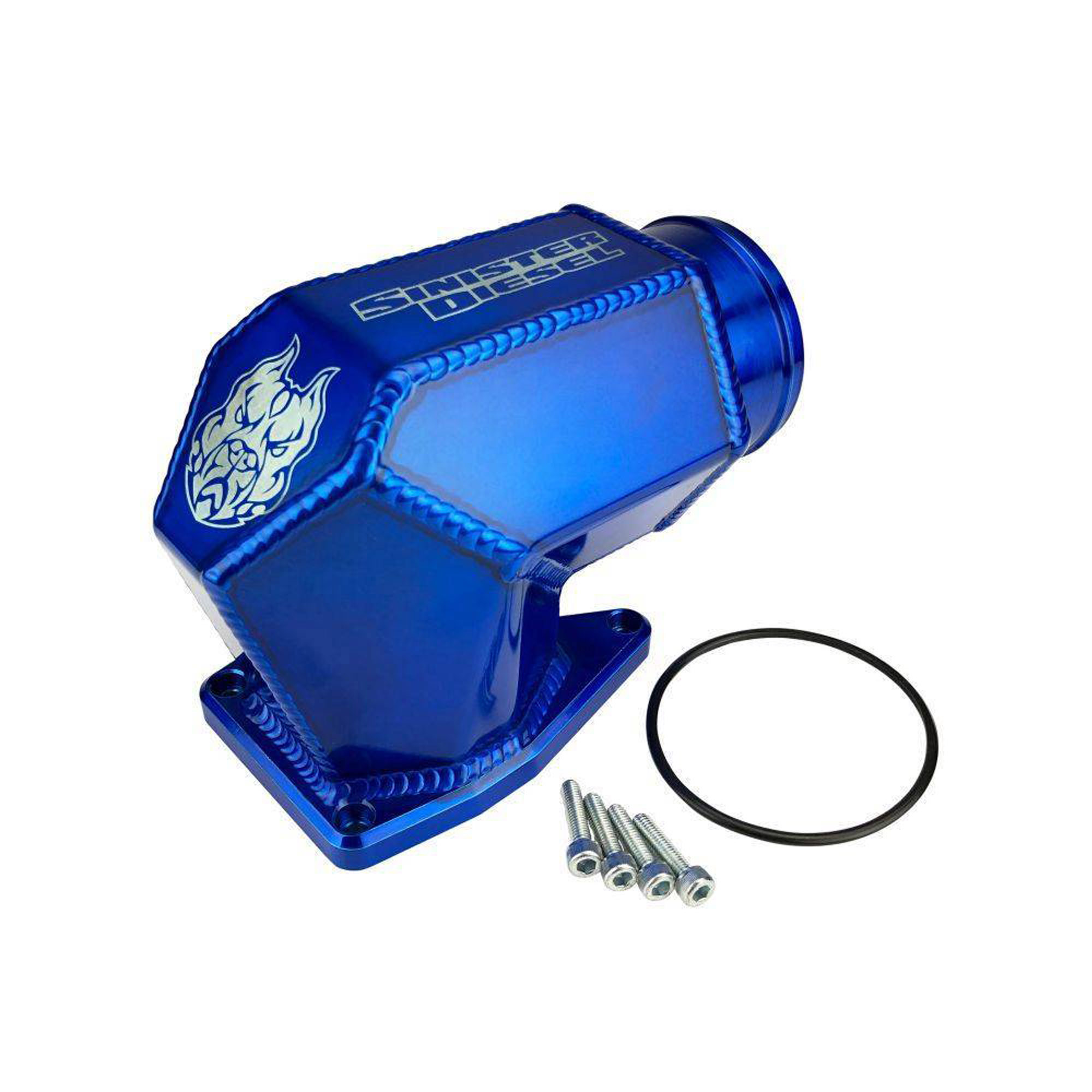 Sinister Diesel Intake Elbow Hexagon & Cold Side Charge Pipe Kit for 2003-2007 Ford Powerstroke 6