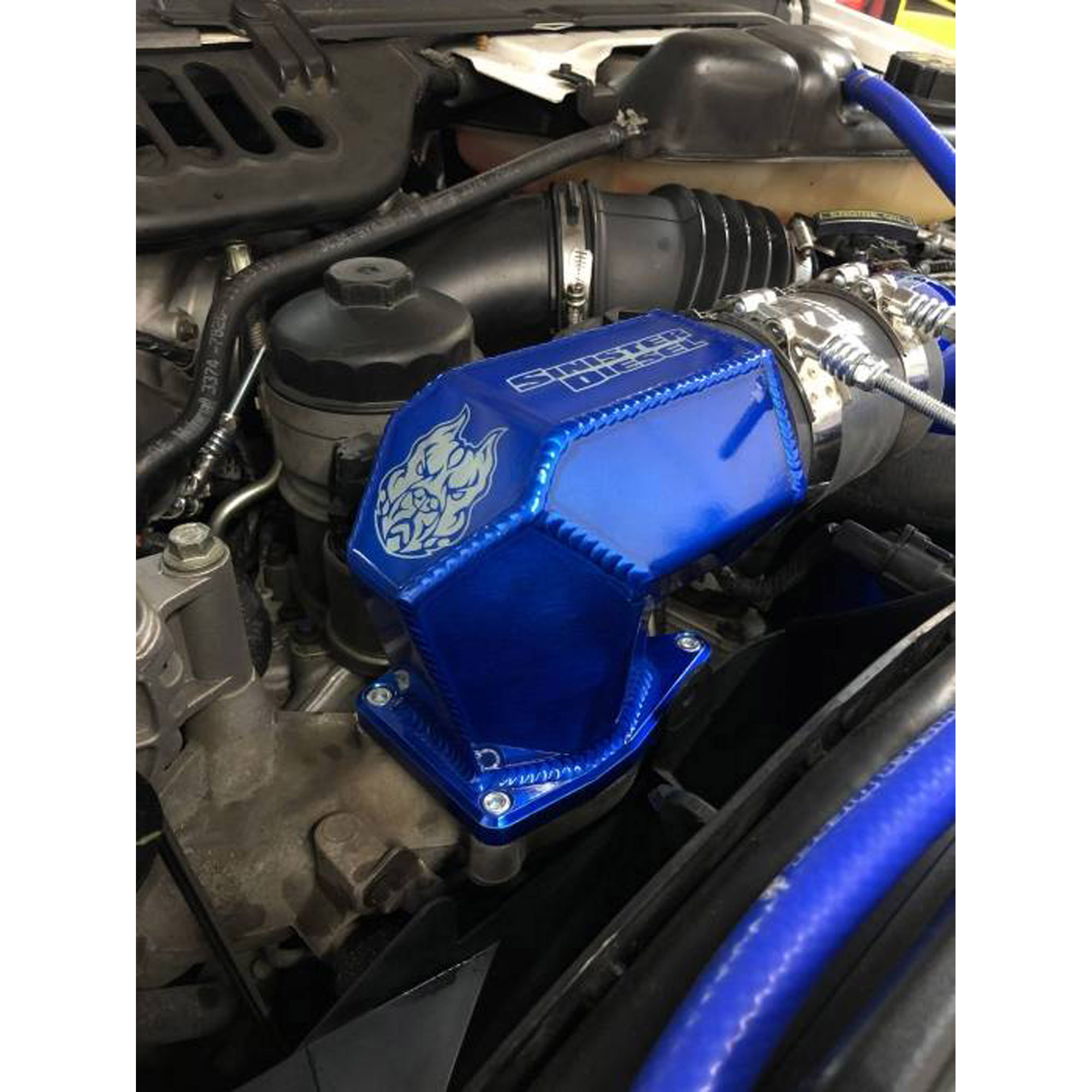 Sinister Diesel Intake Elbow Hexagon & Cold Side Charge Pipe Kit for 2003-2007 Ford Powerstroke 6