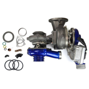 Sinister Pitbull Series Compound Turbochargers for 2008-2010 Ford Powerstroke 6.4L