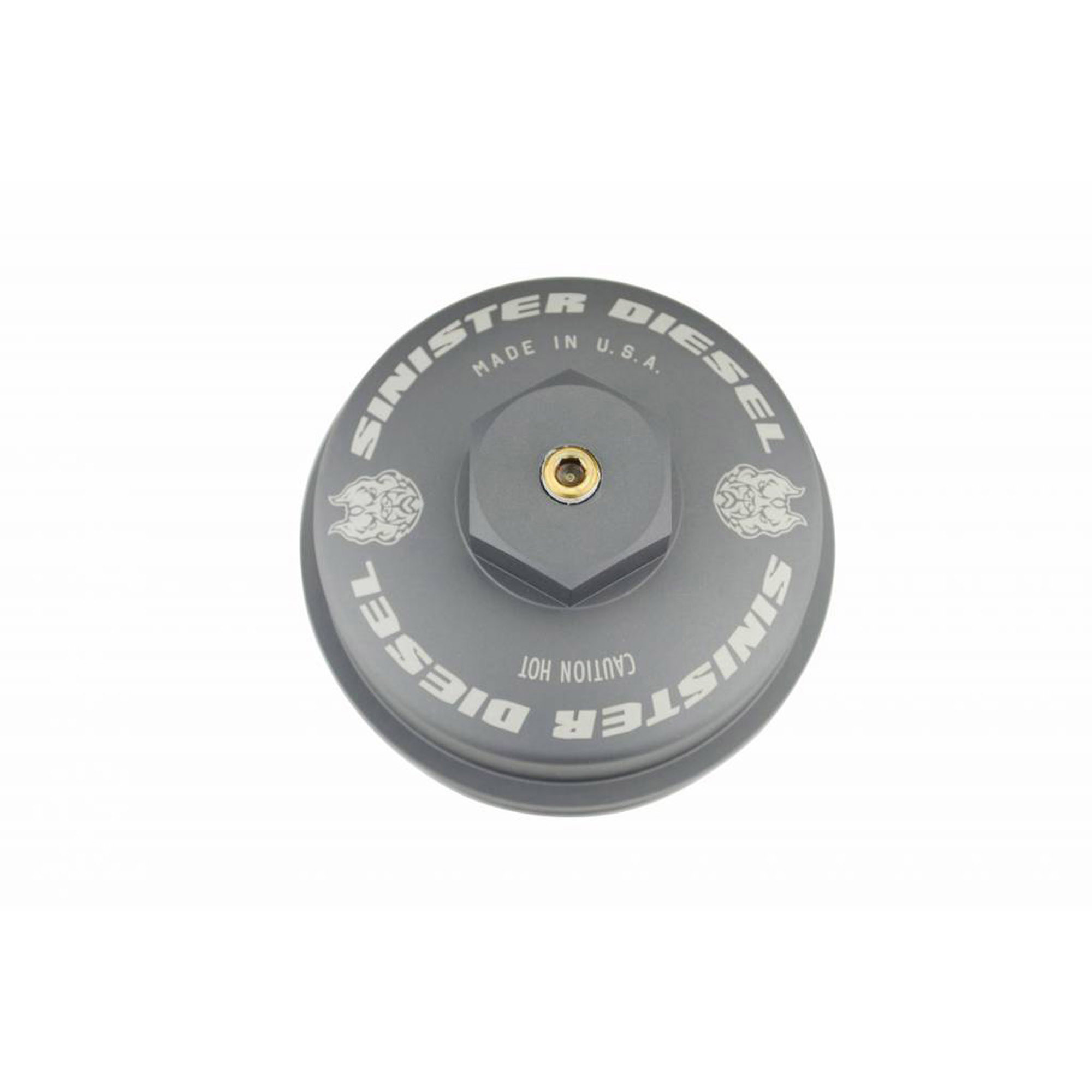 Fuel Filter Cap for 2003-2007 Ford Powerstroke 6.0L Gray