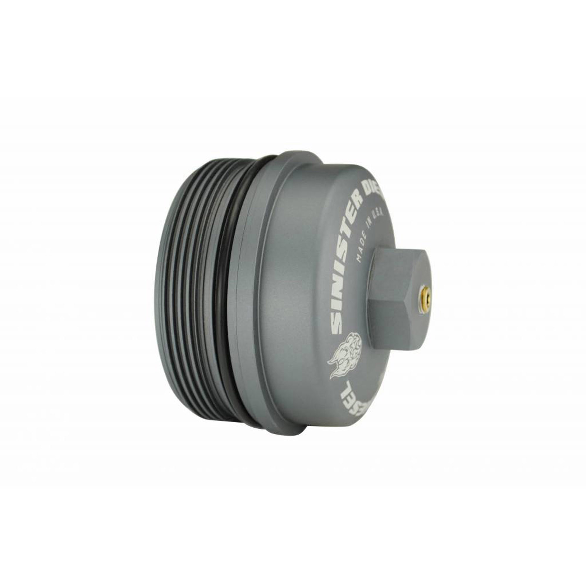 Fuel Filter Cap for 2003-2007 Ford Powerstroke 6.0L Gray