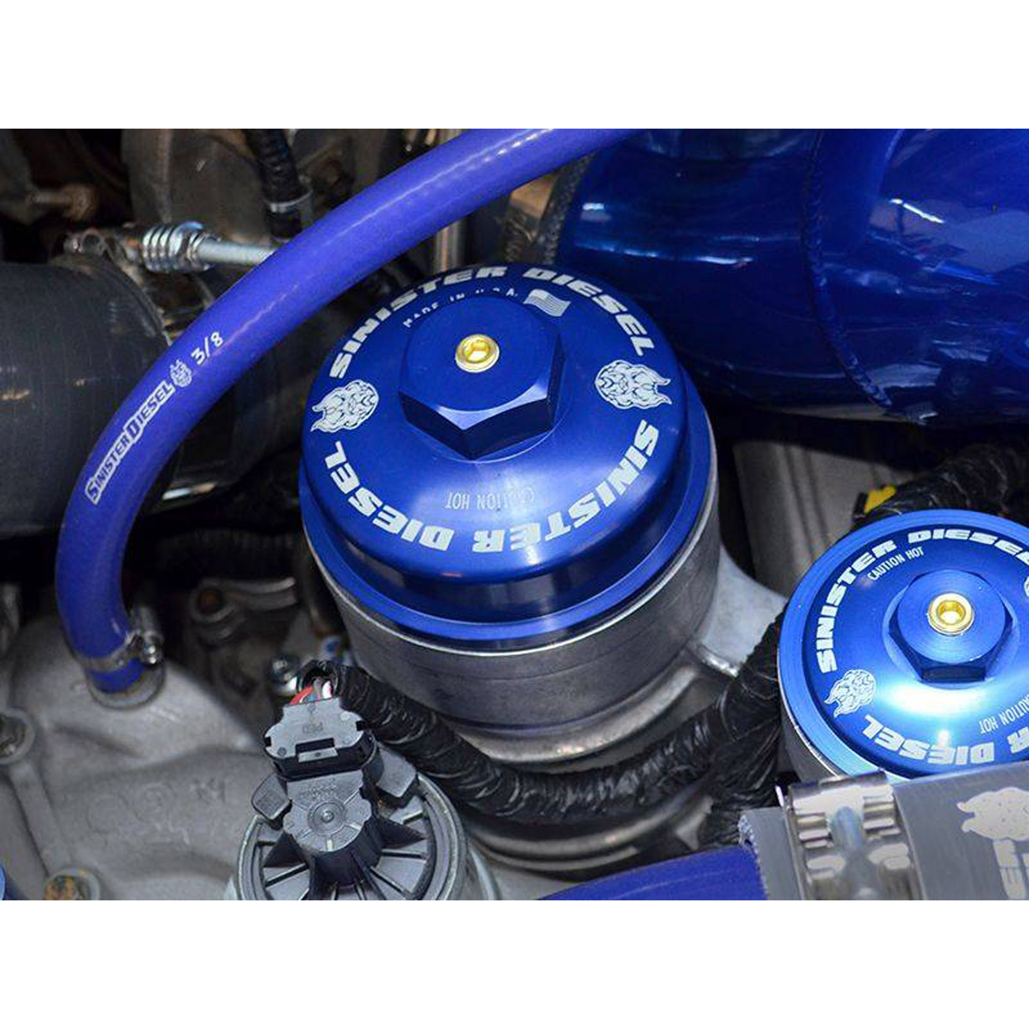 Fuel Filter Cap for 2003-2007 Ford Powerstroke 6.0L Gray