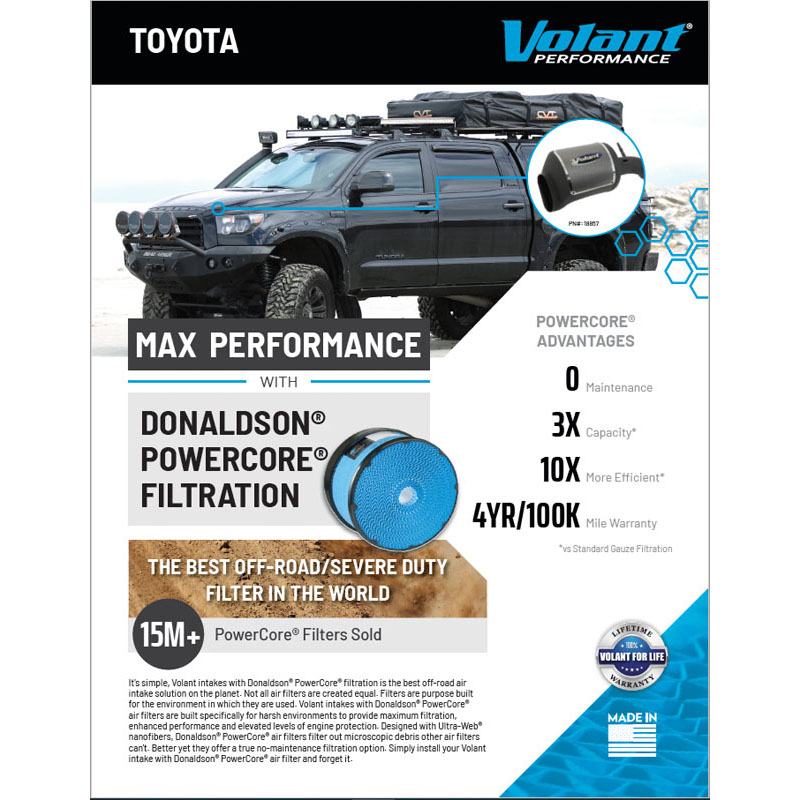 Volant Closed Box Air Intake (18740) 2006-2009 Toyota Fj Cruiser 4.0L V6-187406