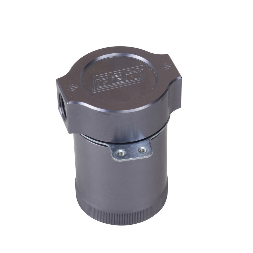 BBK 2011-20 FORD F SERIES TRUCK 5.0L CNC BILLET ALUMINUM OIL SEPARATOR (PASS SIDE)