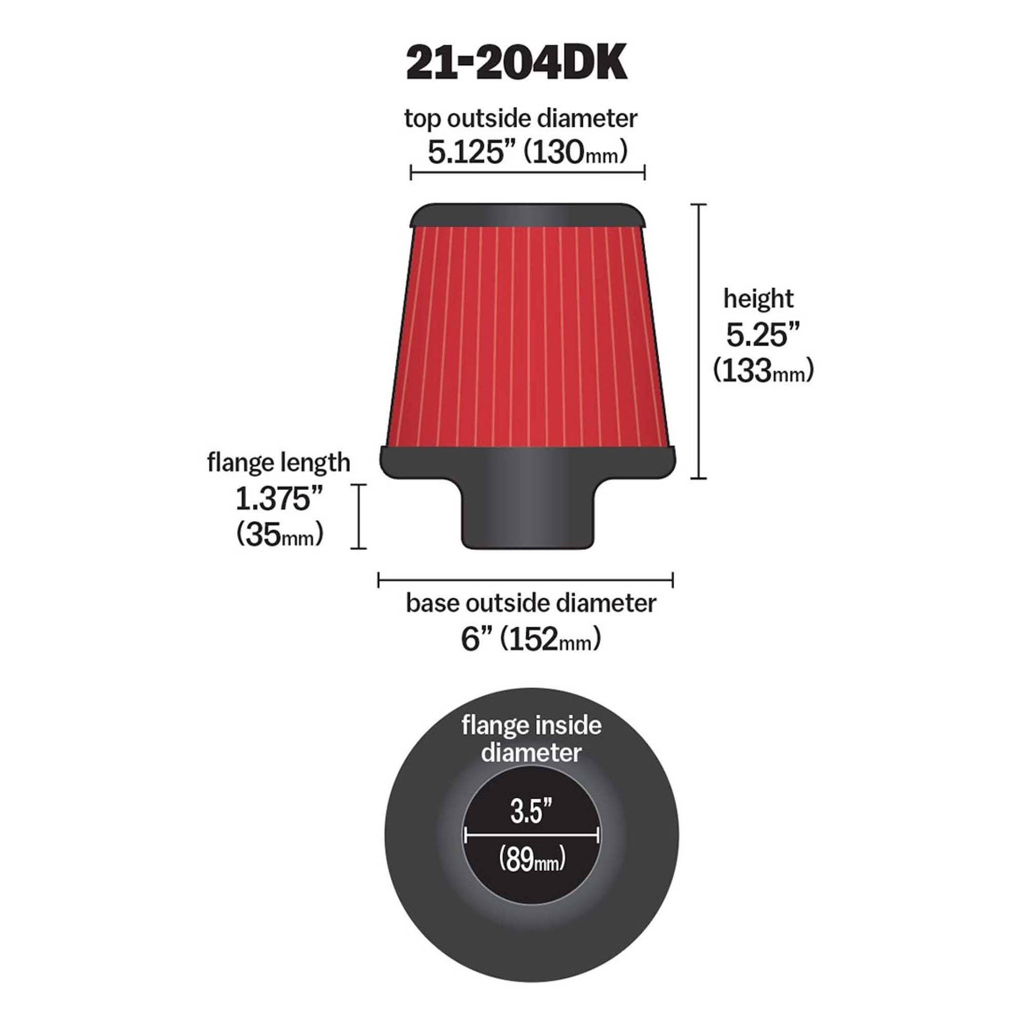 AEM-21-204DK DryFlow Air Filter - Image 2