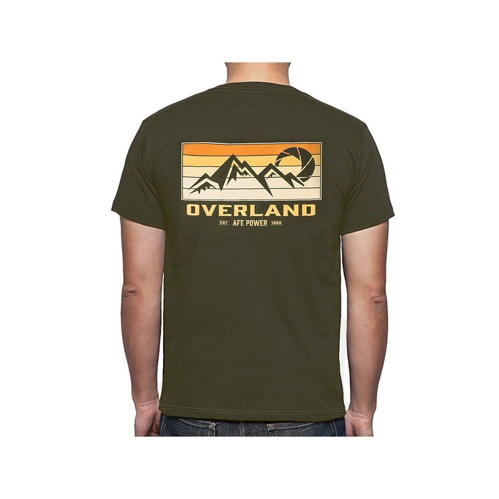 Afe Power "Overland" Short Sleeve T-Shirt Green- AFE-40-31245E2-P