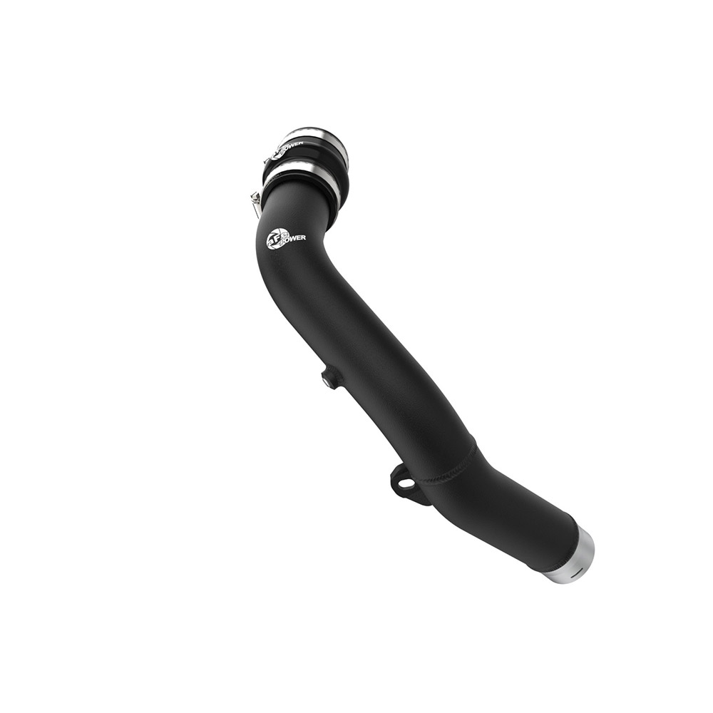 Bladerunner 2-1/2 In Aluminum Hot Charge Pipe Black- AFE-46-20668-B