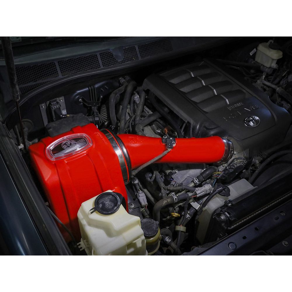 Momentum Gt Red Edition Cold Air Intake System W/ Pro Dry S Filter- AFE-51-76003-R
