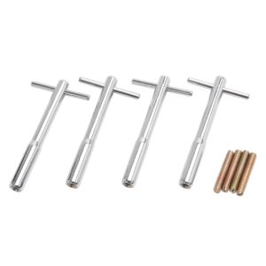 Edelbrock 1-Piece Race Wing Bolts (Universal 5" long (Qty 4) - EDB-4402