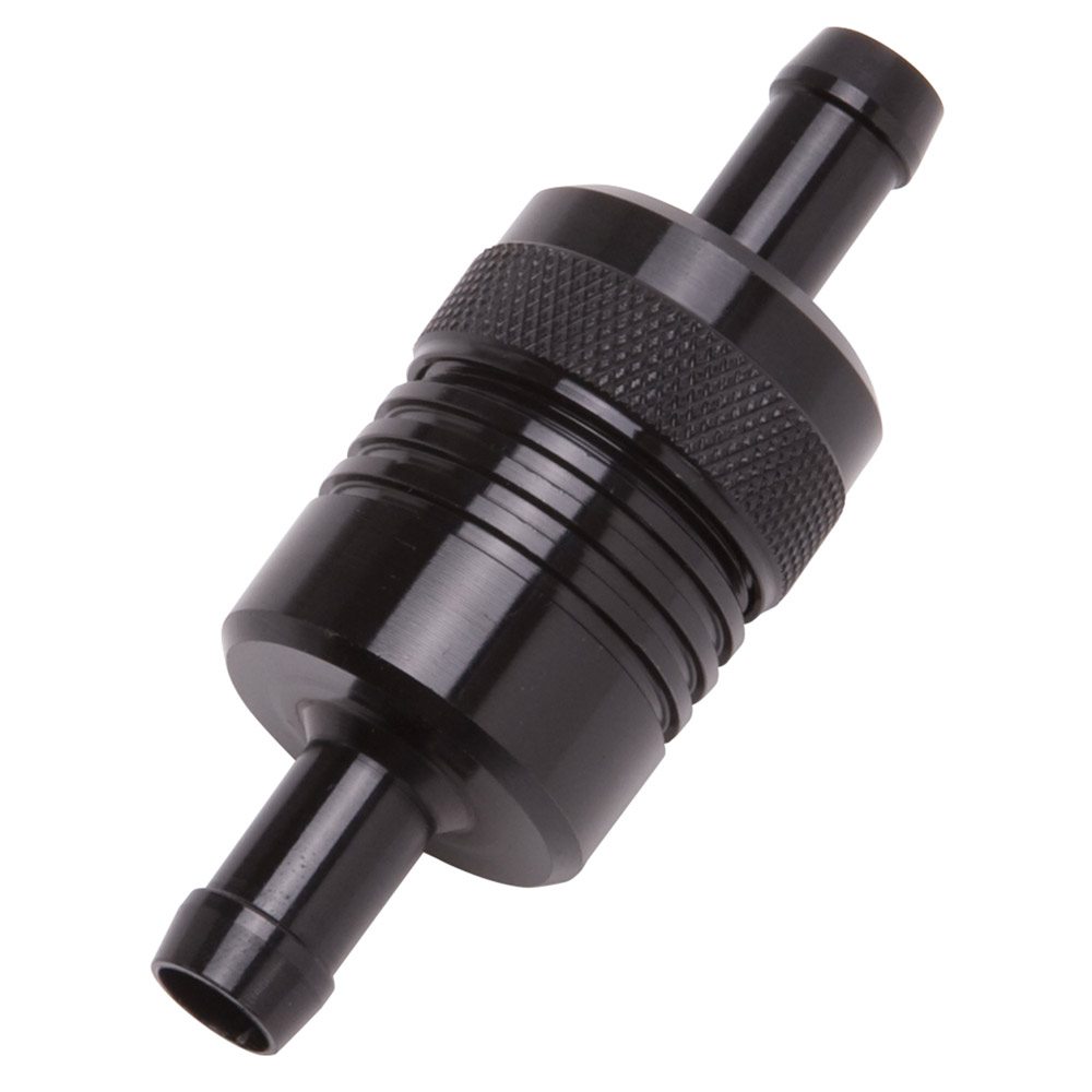 Edelbrock 3" Aluminum Street Fuel Filter in Black Finish - EDB-8157