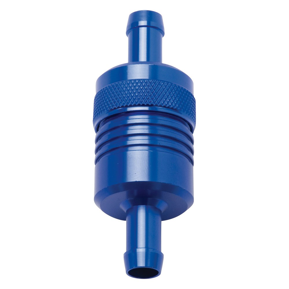 Edelbrock 3" Aluminum Street Fuel Filter in Blue Finish - EDB-8156