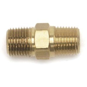 Edelbrock Adapter Fitting - 1/8" NPT x 1/8" NPT (Brass) - EDB-76553