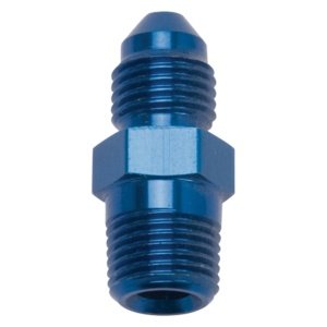 Edelbrock Adapter Fitting - 3 AN - 1/8" NPT (Blue) - EDB-76522