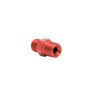 Edelbrock Adapter Fitting - 3 AN - 1/8" NPT straight (Red) - EDB-76521