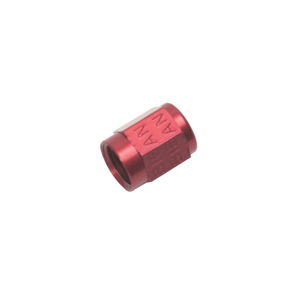 Edelbrock Adapter Fitting - 3 AN - 3/16" Tube (Red) - EDB-76528