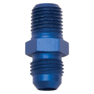Edelbrock Adapter Fitting - 6 AN - 1/4" NPT (Blue) - EDB-76540